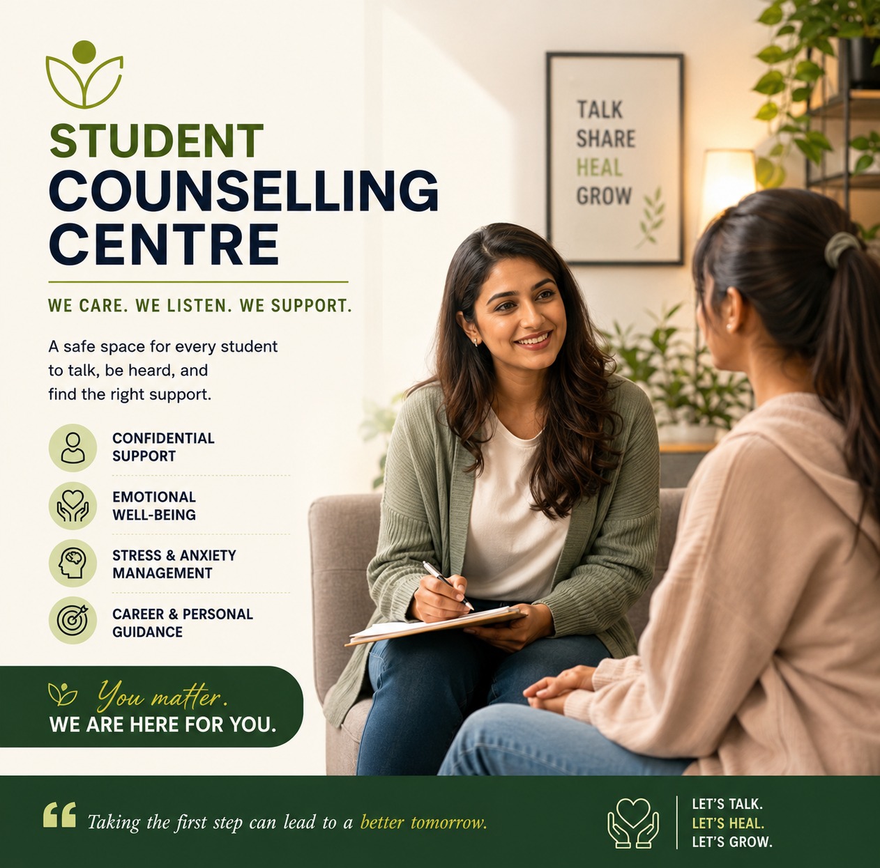 Student Counselling Centre — We care. We listen. We support.